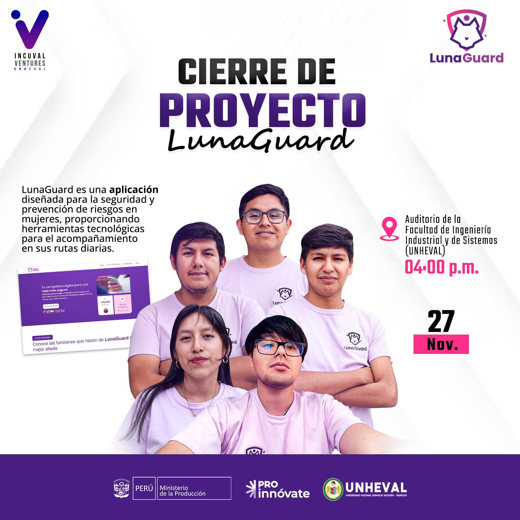 🎉 Cierre de proyecto LunaGuard